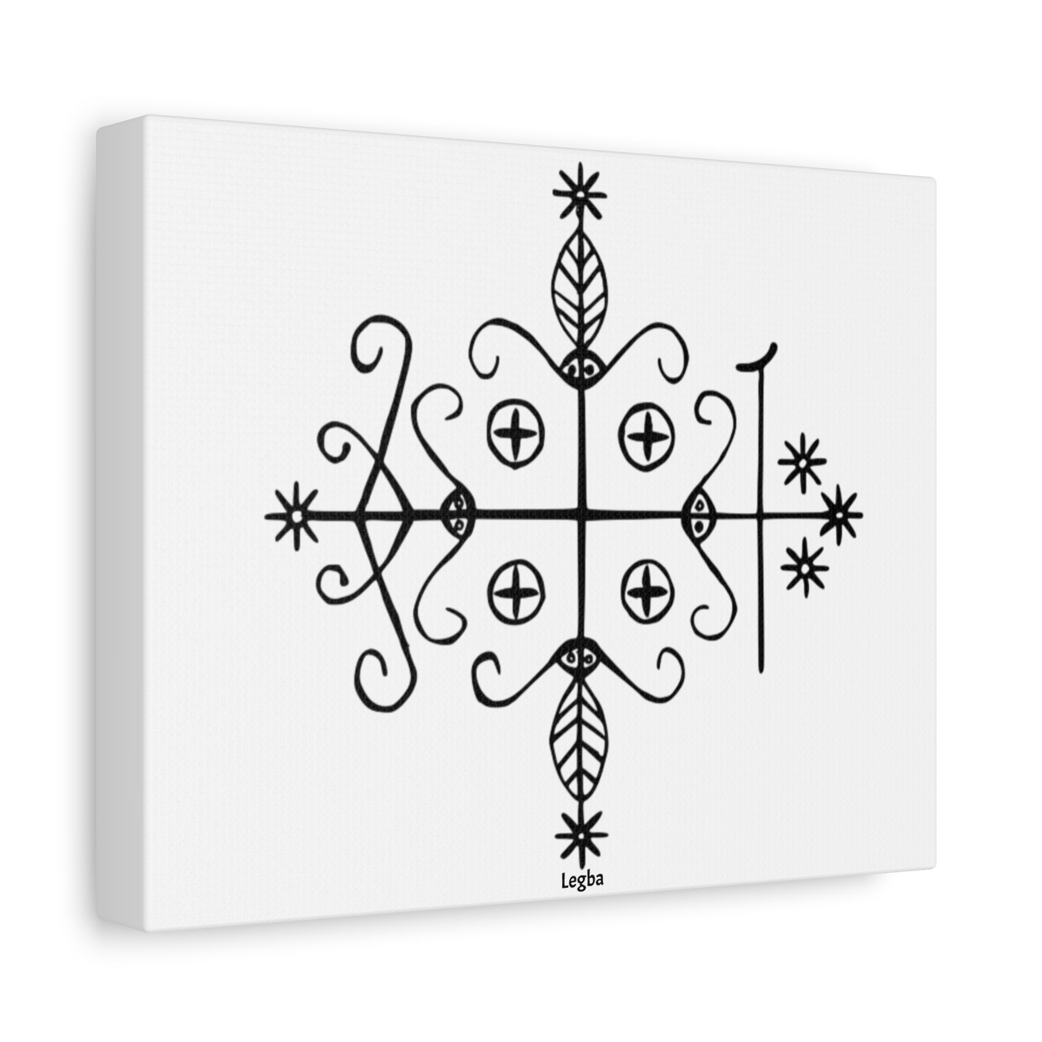 Papa Legba Veve Canvas