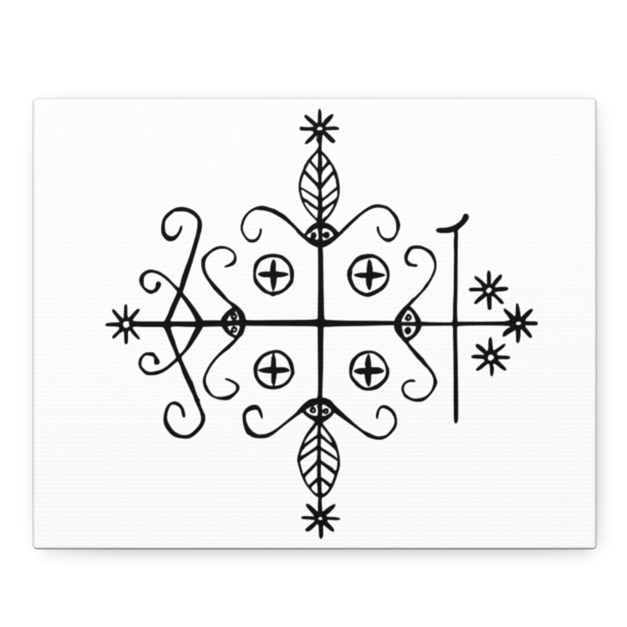 Papa Legba Veve Canvas